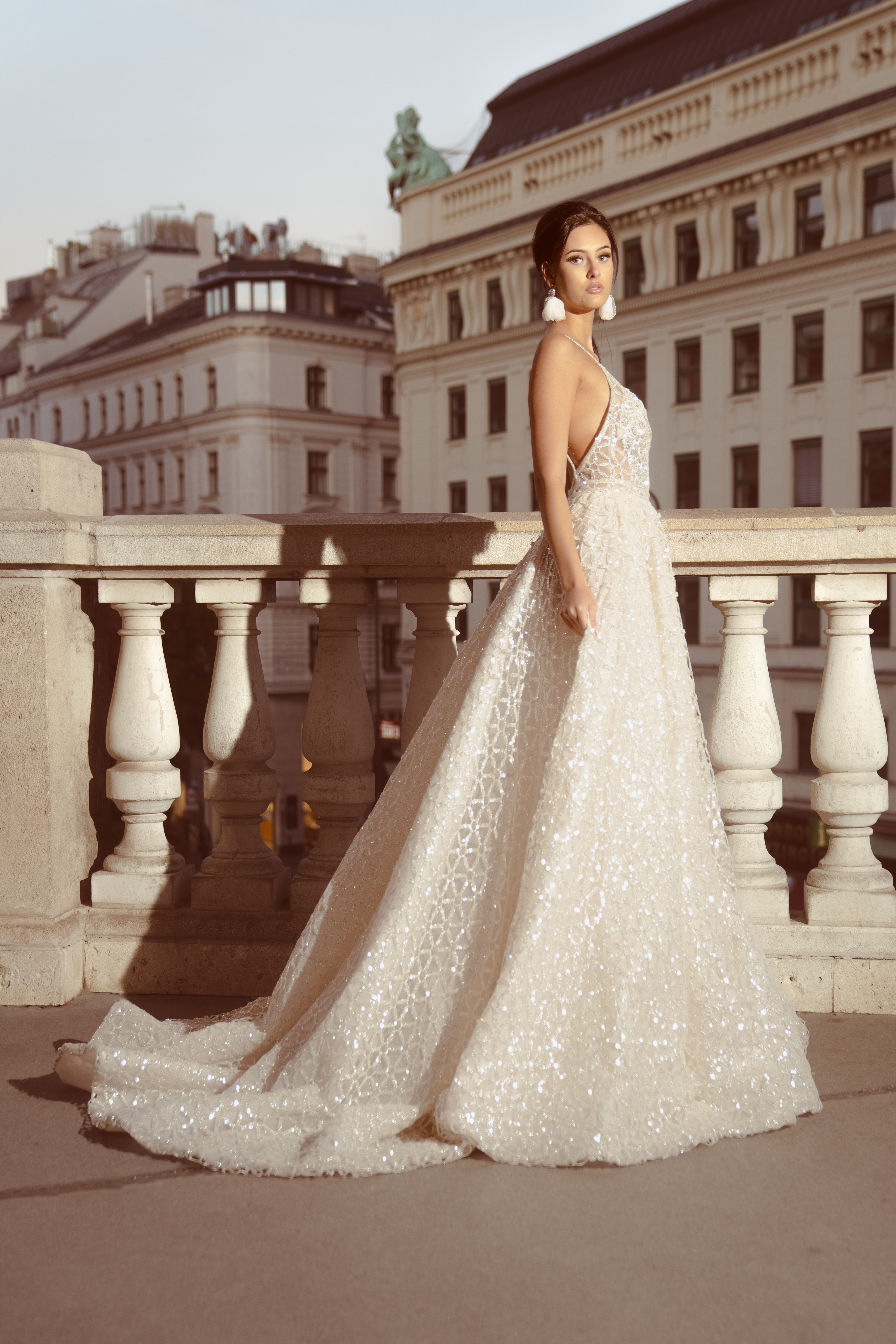Grace - Sparkling A-Line Wedding Dress - Maxima Bridal