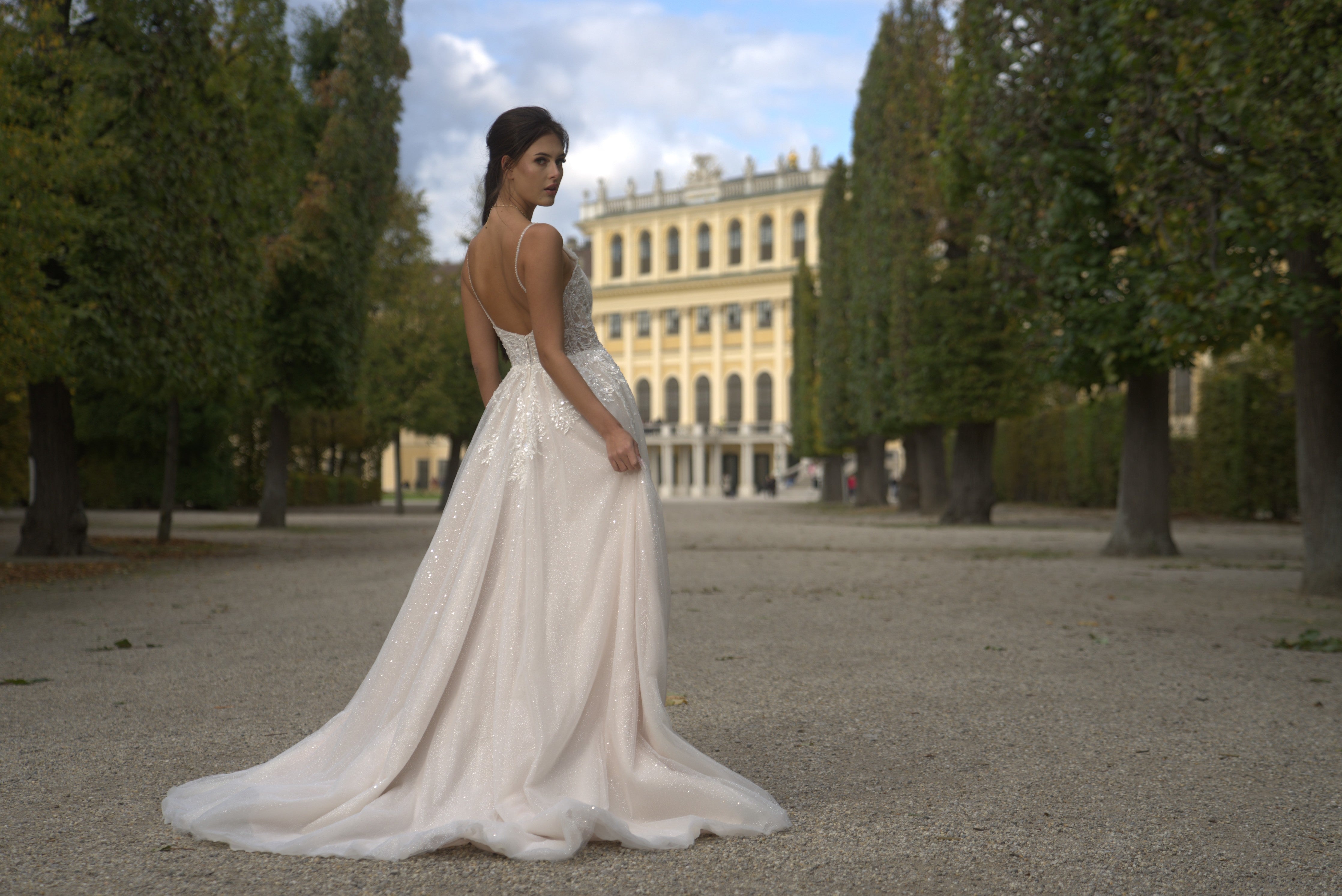 Nora - Sparkling A-Line Wedding Dress - Maxima Bridal