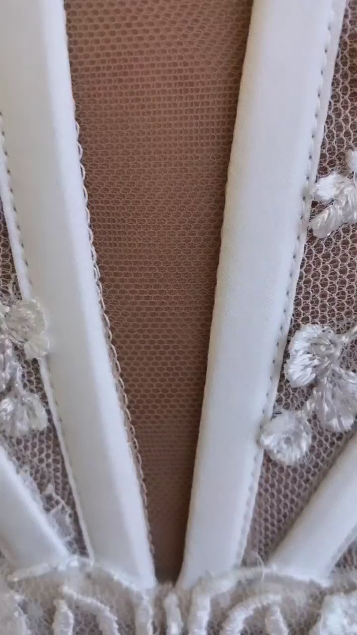 Chantal - Strapless Mermaid Lace Wedding Dress