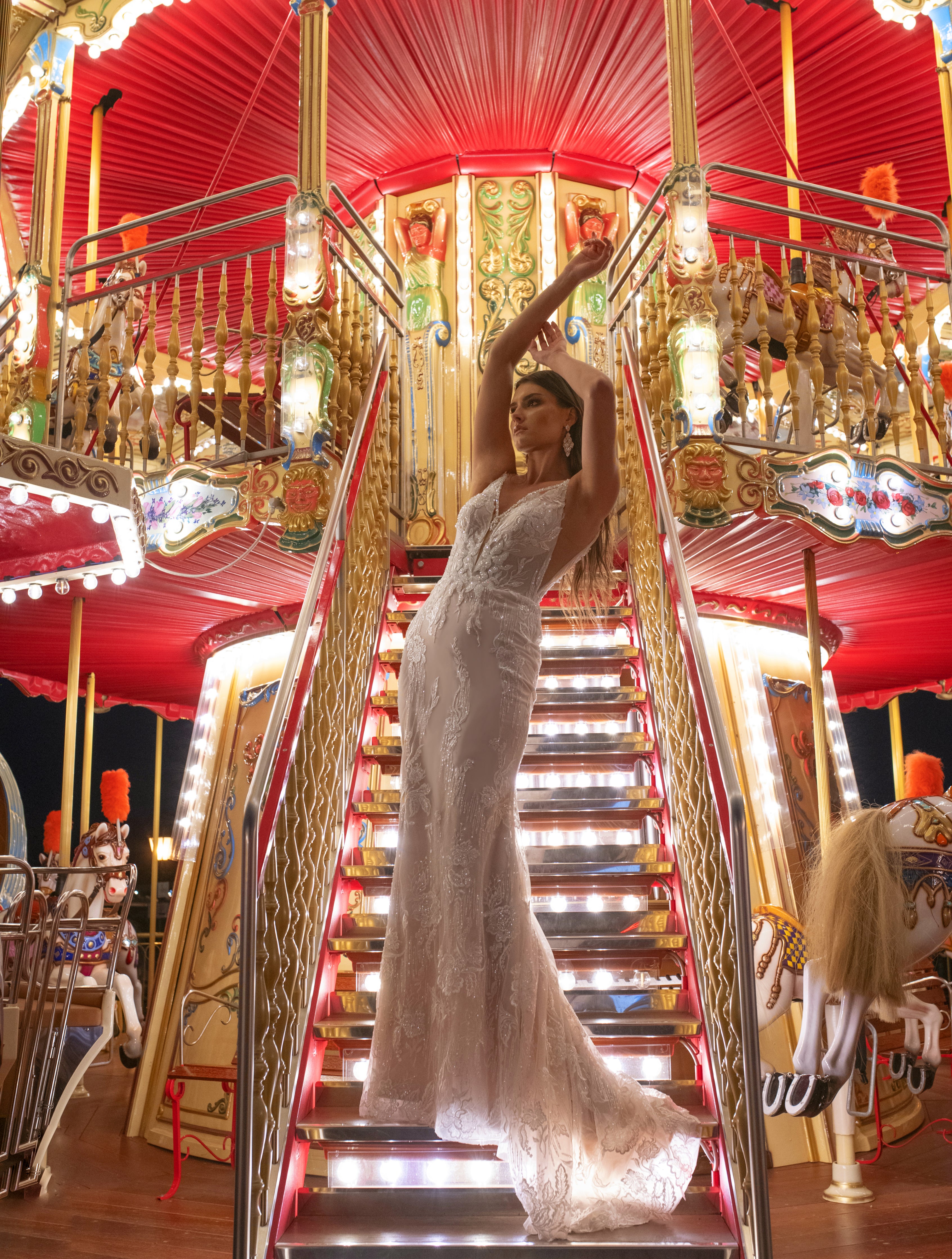 Mona - Lace Figure Flattering Wedding Dress - Maxima Bridal