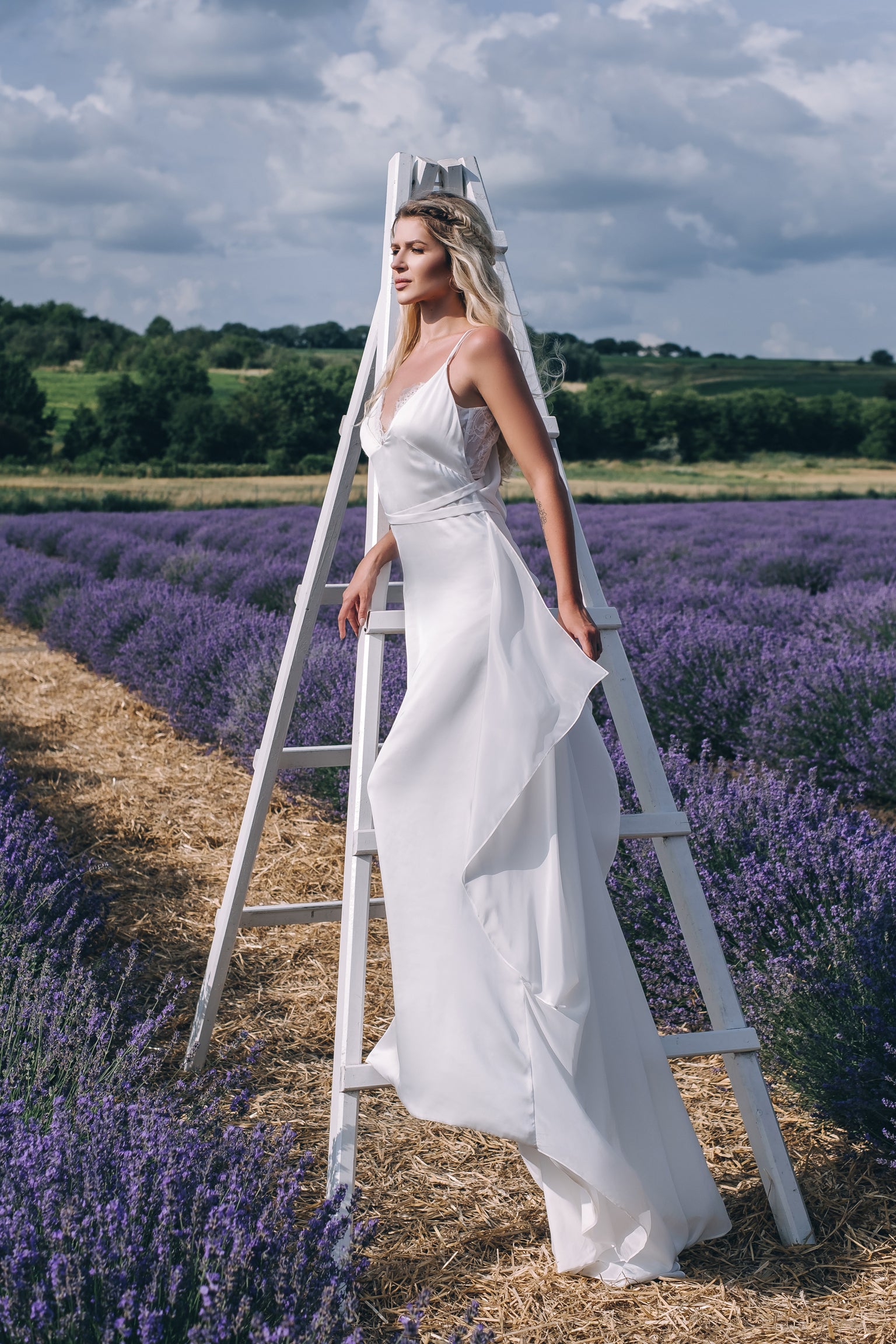 Clarisse - Feminine Sheath Wedding Dress - Maxima Bridal