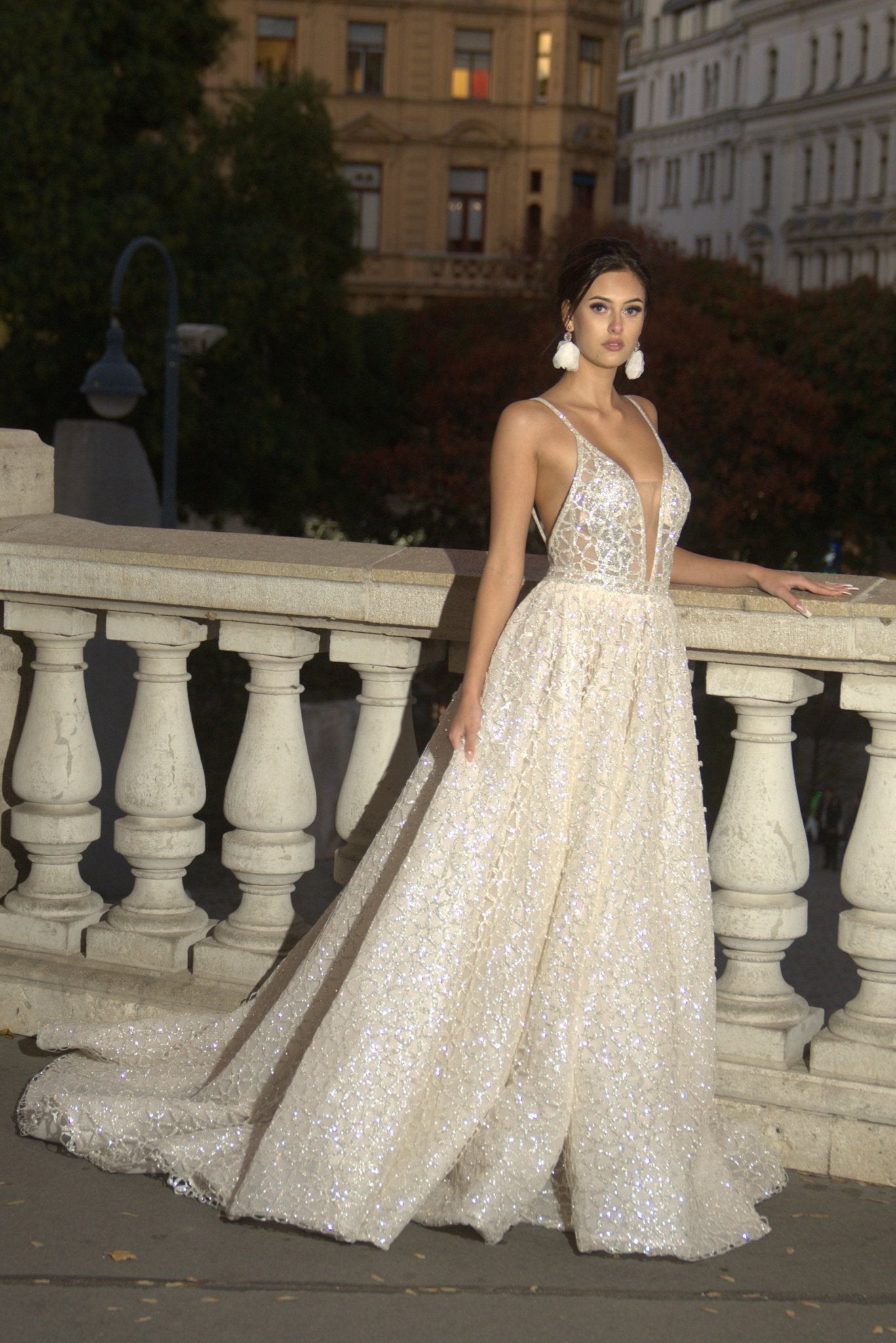 Grace - Sparkling Ball Gown Wedding Dress - Maxima Bridal