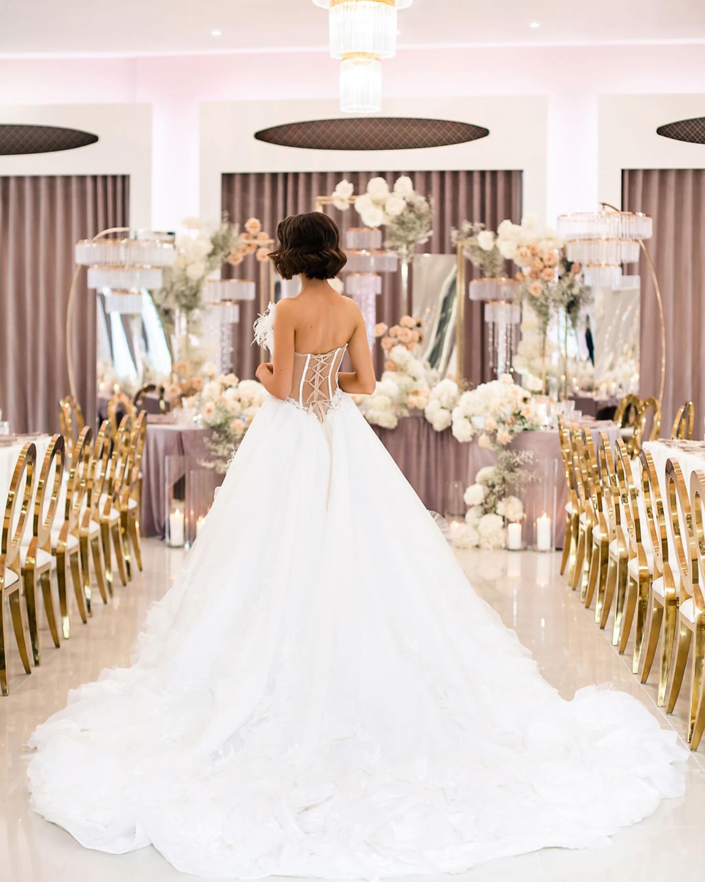 Melody - Strapless Sweetheart Ball Gown with Ruffle Skirt - Maxima Bridal